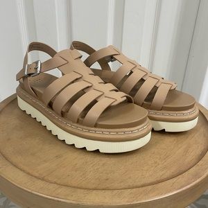 a new day Target Monroe Platform Sandal Tan Size 8 1/2